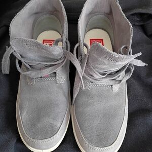 Gray High-Top Sneakers